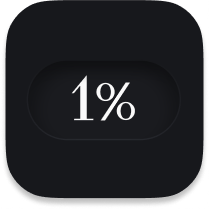 1% Logo