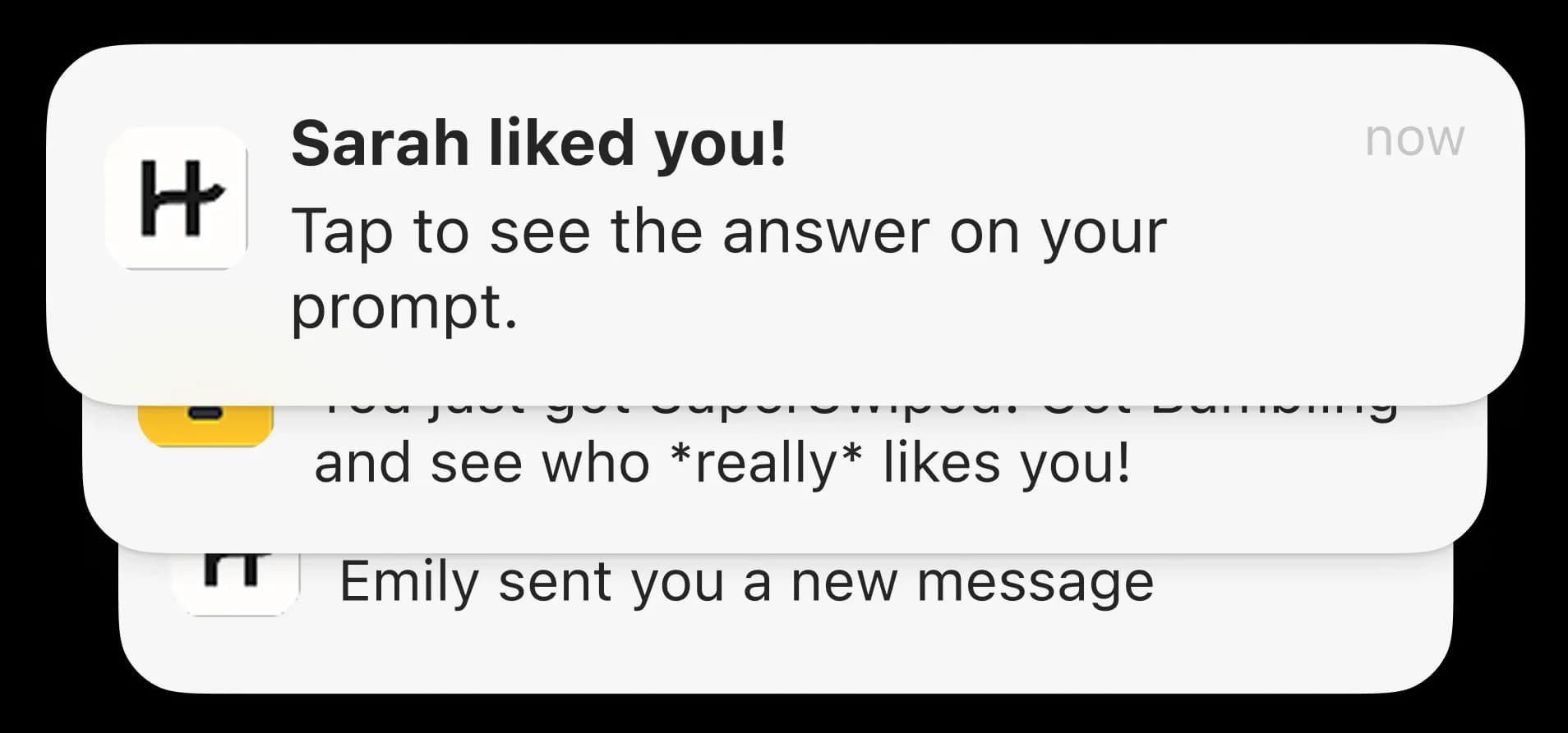 Hinge notification